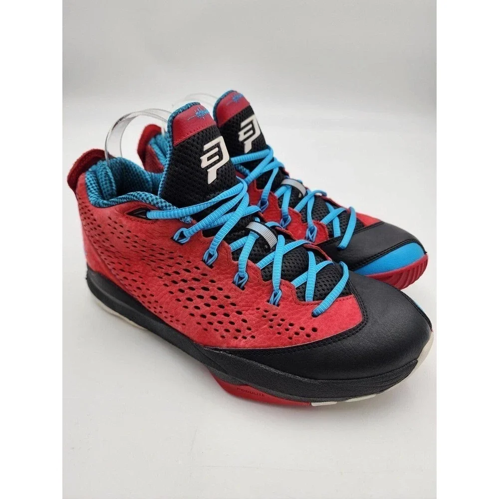 Nike Air Jordan CP3 VII Gym Red Powder Blue Sz 8.5 Men's Shoes 616805-607